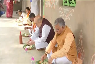 amit-shah-will-have-lunch-with-in-a-brahmin-family-at-belur