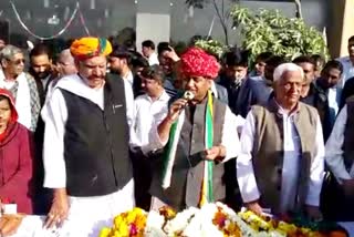 Dotasara targeted Modi government,  Govind Singh Dotasara on Ajmer tour