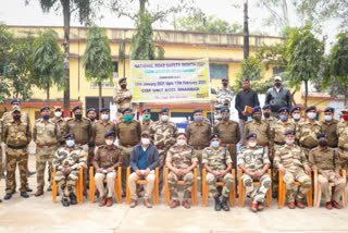 Road safety awareness campaign in Dhanbad