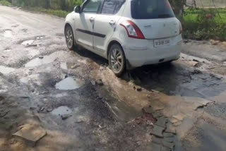 worst-condition-of-road-in-sohna