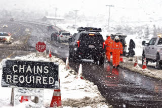 Two dead as winter storm barrels through California