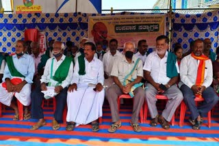 Hunger strike in Tumkur