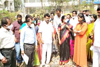 minister thalasani srinivas yadav visit west maredpally government school and college