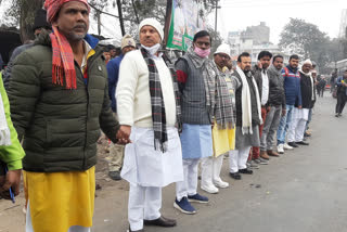 muzaffarpur human chain news