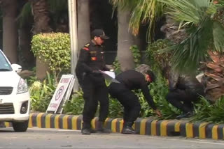 national security guard team arrives israel embassy  to examine characteristics of explosives used