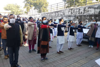 National Leprosy Prevention Day celebated in bilaspur