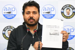 aap leader Durgesh Pathak accuses Delhi BJP