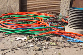 fiber optical layed down at dilshad colony  in Delhi