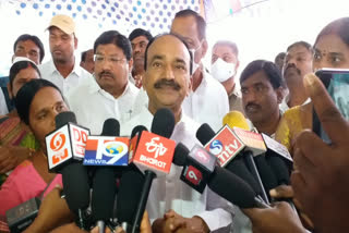 ministers-etela-rajender-and-mallareddy-launch-pulse-polio-program-at-shameerpet-health-centre-in-medchal-malkajgiri-district