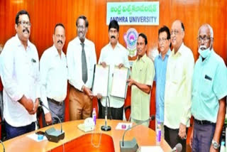 andhra university signed mou with young mens christian association