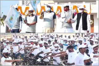 Bicycle rally held in Anugul for oil conservation awareness