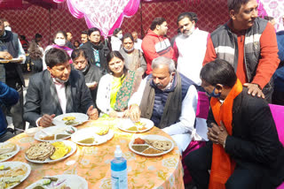 Delhi BJP President discussed with local people