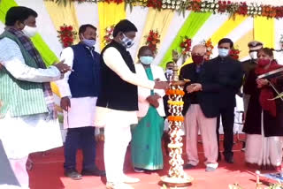 governor inaugurates newly constructed womens college in simdega