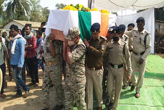 Tribute paid to martyred soldier Sukalu Ram Dugga in pakhanjur kanker