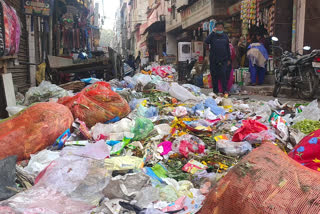 open garbage dumping problem at seemapuri