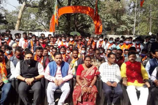 state vice president ganesh sardar joins bjp in jamshedpur