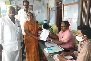 first face election nominations end in parchooru prakasham district