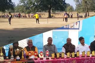 Cricket tournament organized in Jodhpur Gram Panchayat of Shahdol