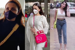 Parineeti, Sara, Nora spotted around town