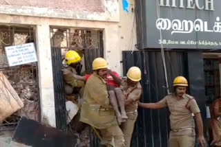 building collapsed in madurai three were died