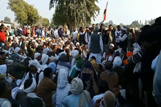 farmers protest against agricultural laws in palwal