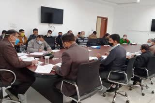 उदयपुर कलेक्टर ने ली बैठक, Udaipur Collector took meeting