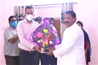 state election commissioner parthasarathi meeting with khammam collector