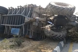 truck collision in Yamunanagar