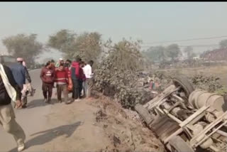 truck accident yamunanagar