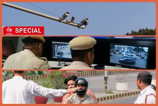 Traffic challan from cameras