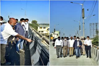 bbmp-commissioners-inspected-airport-alternate-road-works