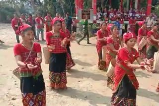 Extensive preparation of Ali-i-ligang in Majuli