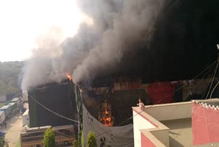 Studio fire at Bangur Nagar