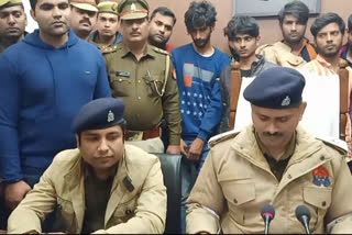 पुलिस मुठभेड़ के बाद नौ अभियुक्त गिरफ्तार