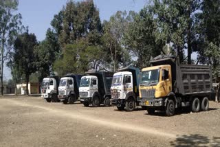 Overload nine vehicles seized in Barkagaon