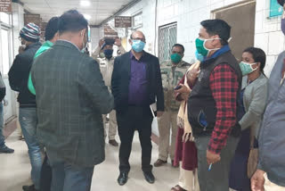 inspection of Seva Sadan Hospital