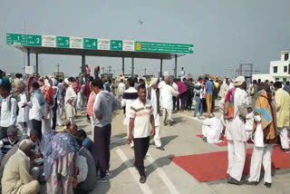 farmers protest hisar chandigarh highway