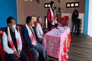 Lejai public auditorium inaugurated by MLA Chakradhar Gogoi