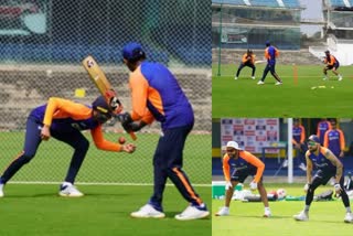 Team India practiced at MA Chidambaram Stadium