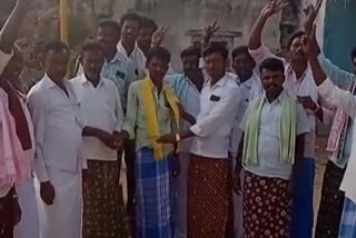 volunteer resigns for his designation and joins in tdp at ananathapur district