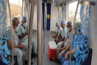 Hyderabad metro runs special train to transport live heart for transplant