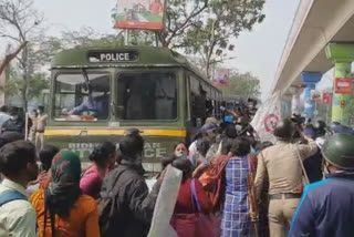 teachers protest at saltlake