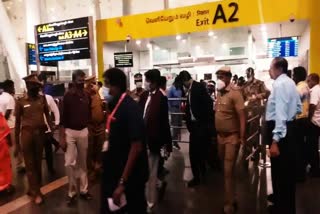 மத்திய குழு சென்னை வருகை  Central team Arriving Chennai  Central team visits Chennai to inspect rain-damaged areas  rain-damaged areas  Central team  மழையால் சேதமடைந்த பகுதிகளை ஆய்வு செய்ய மத்திய குழு சென்னை வருகை  மழையால் சேதமடைந்த பகுதி  மத்திய குழு