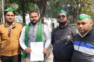 bhartiya kisan union bhanu's memorandum to the prime minister in muzaffarnagar uttar pradesh