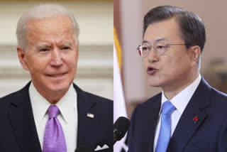 Moon, Biden agree to boost US-South Korean alliance