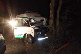 accident of 108 ambulance in dantewada