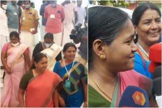 shoba surenndran attended bjp meeting  thrissur  thrissur district news  BJP  BJP latest news  bjp meeting at thrissur  പത്ത് മാസത്തിന് ശേഷം ശോഭ സുരേന്ദ്രന്‍ പാര്‍ട്ടി യോഗത്തില്‍  ബിജെപി  ബിജെപി വാര്‍ത്തകള്‍  തൃശൂര്‍  തൃശൂര്‍ ജില്ലാ വാര്‍ത്തകള്‍