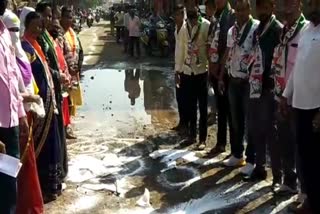 New Nashik road pothole problem