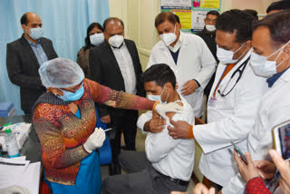 karnal frontline warriors corona vaccine