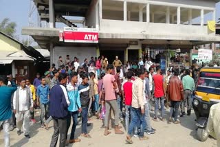 hungama between public and MVI at kalgachia barpeta assam etv bharat news